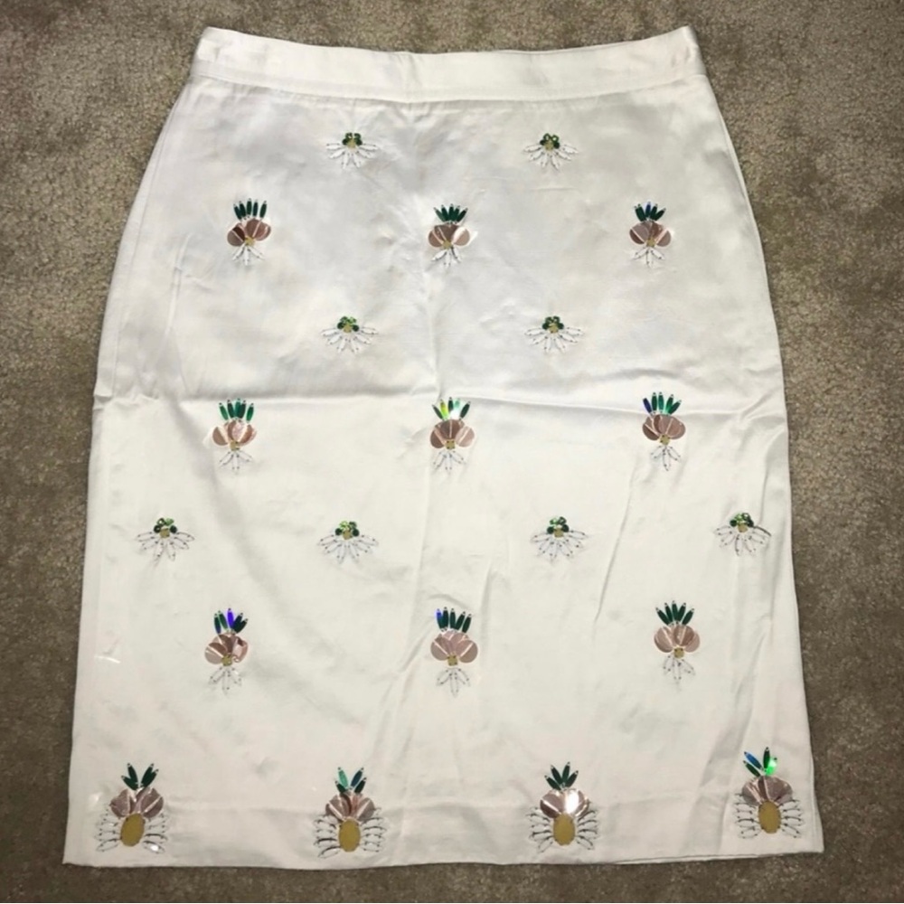 Banana Republic Jewelled Midi Skirt